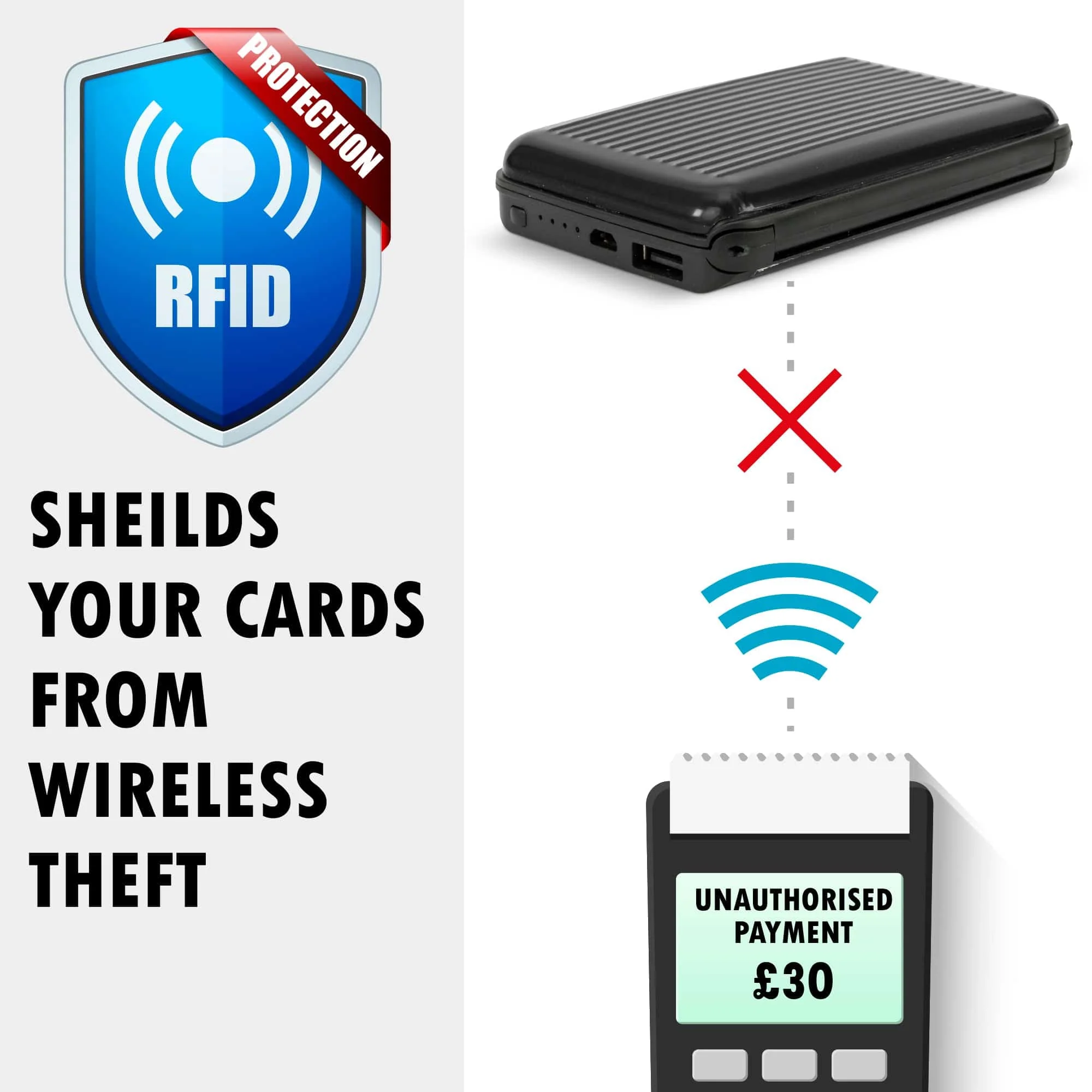 2-in-1 Card Holder  & Power Bank - Image 4