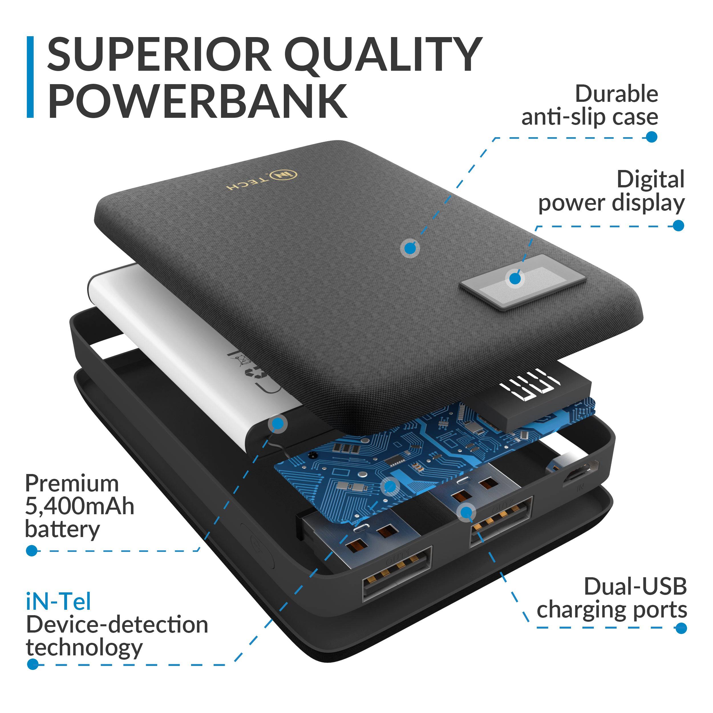 5,400 mAh Battery Power Bank - Image 4