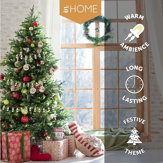 Christmas Tree Fairy Christmas Light - Decorative Lights (Set of 10 Glass Lights) - Image 4