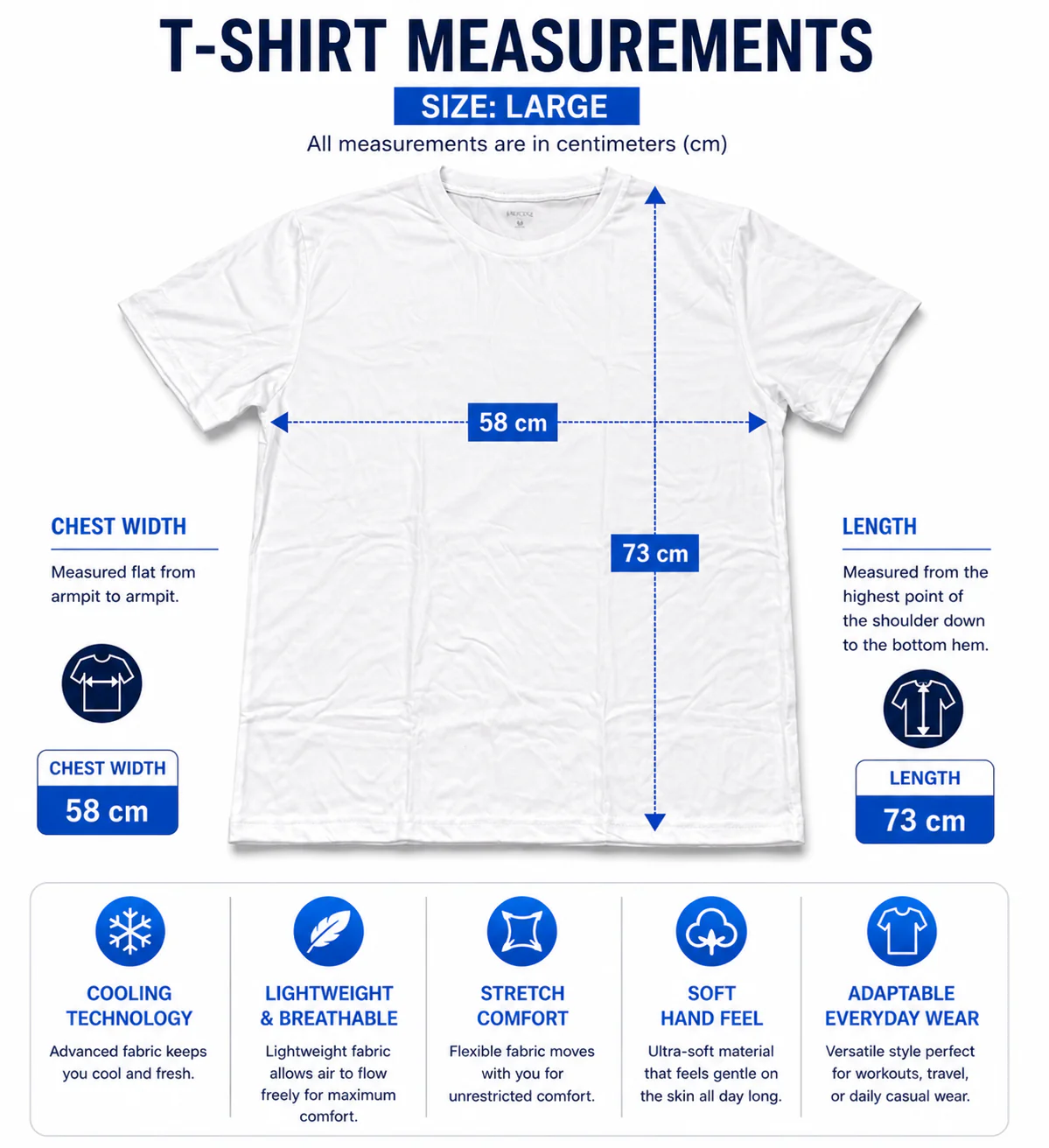 iN Cooling T-Shirts for Men Breathable Short Sleeve Summer T-Shirt, Stretch Fit, Moisture - Wicking - Image 11