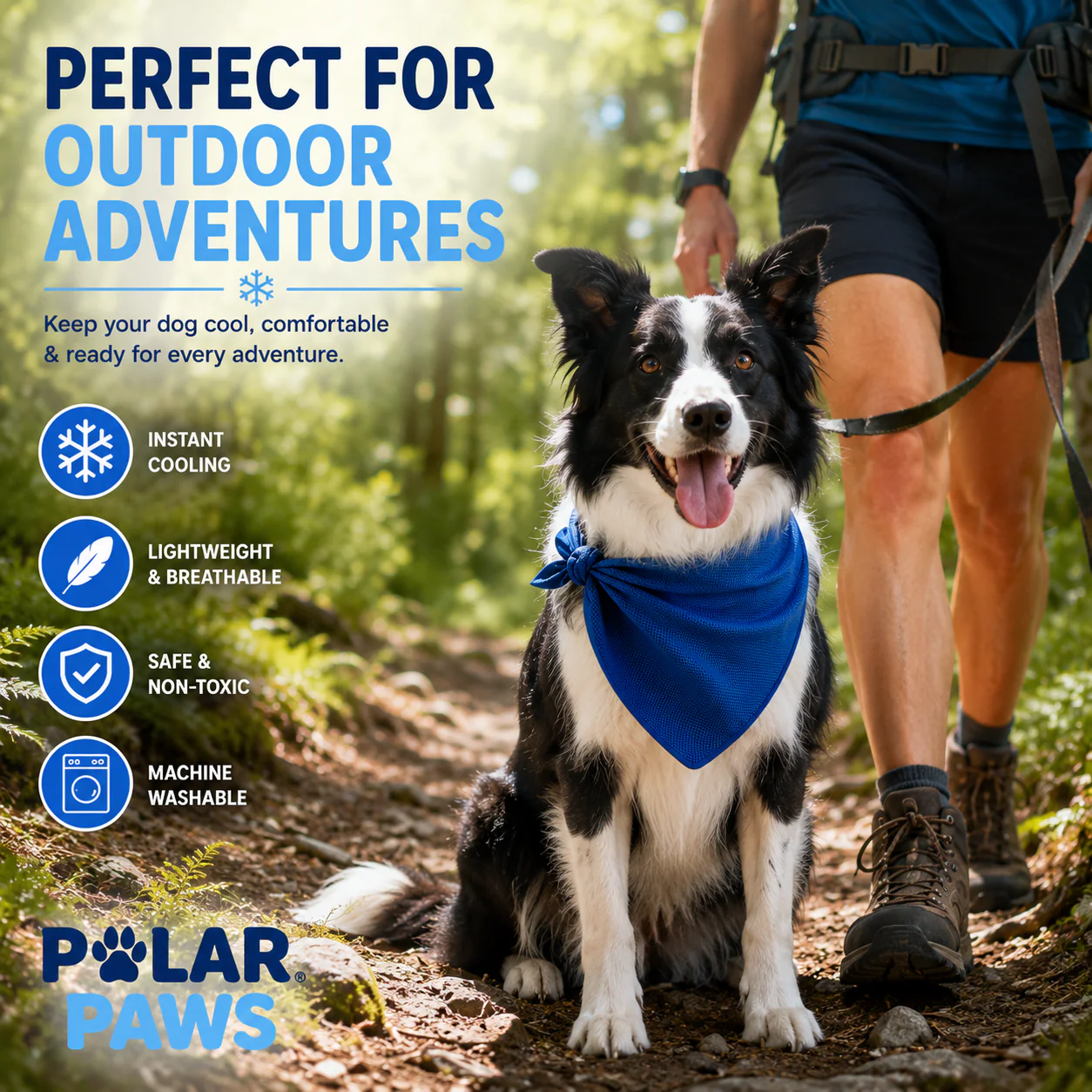 PawPride Dog Cooling Bandana - Lightweight Bandana for Dogs and Cats, Dog Cooling Collar for Summer Comfort - Image 6
