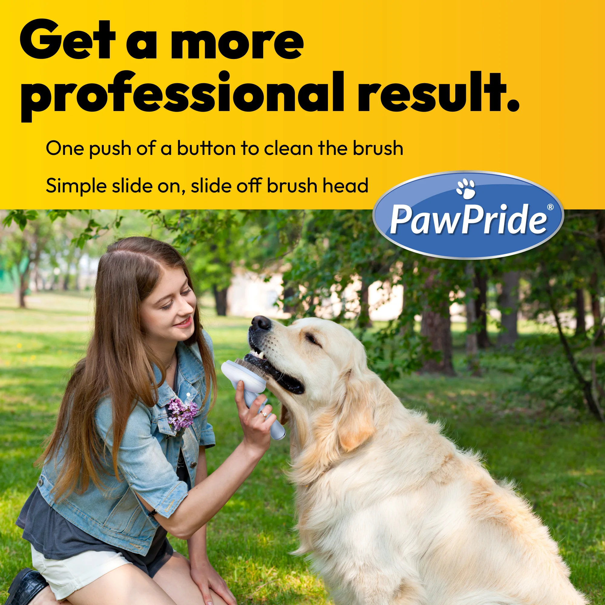 PawPride 5-in-1 Pet Grooming Brush Set for Dogs & Cats - Image 4