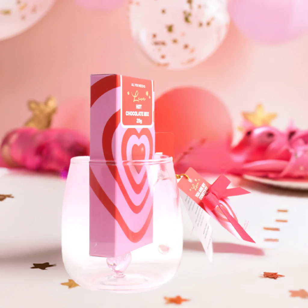 Glass Cup with 3D Heart – Clear Glass Mug Romantic Valentine’s Day Gift for Her & Him - Image 8
