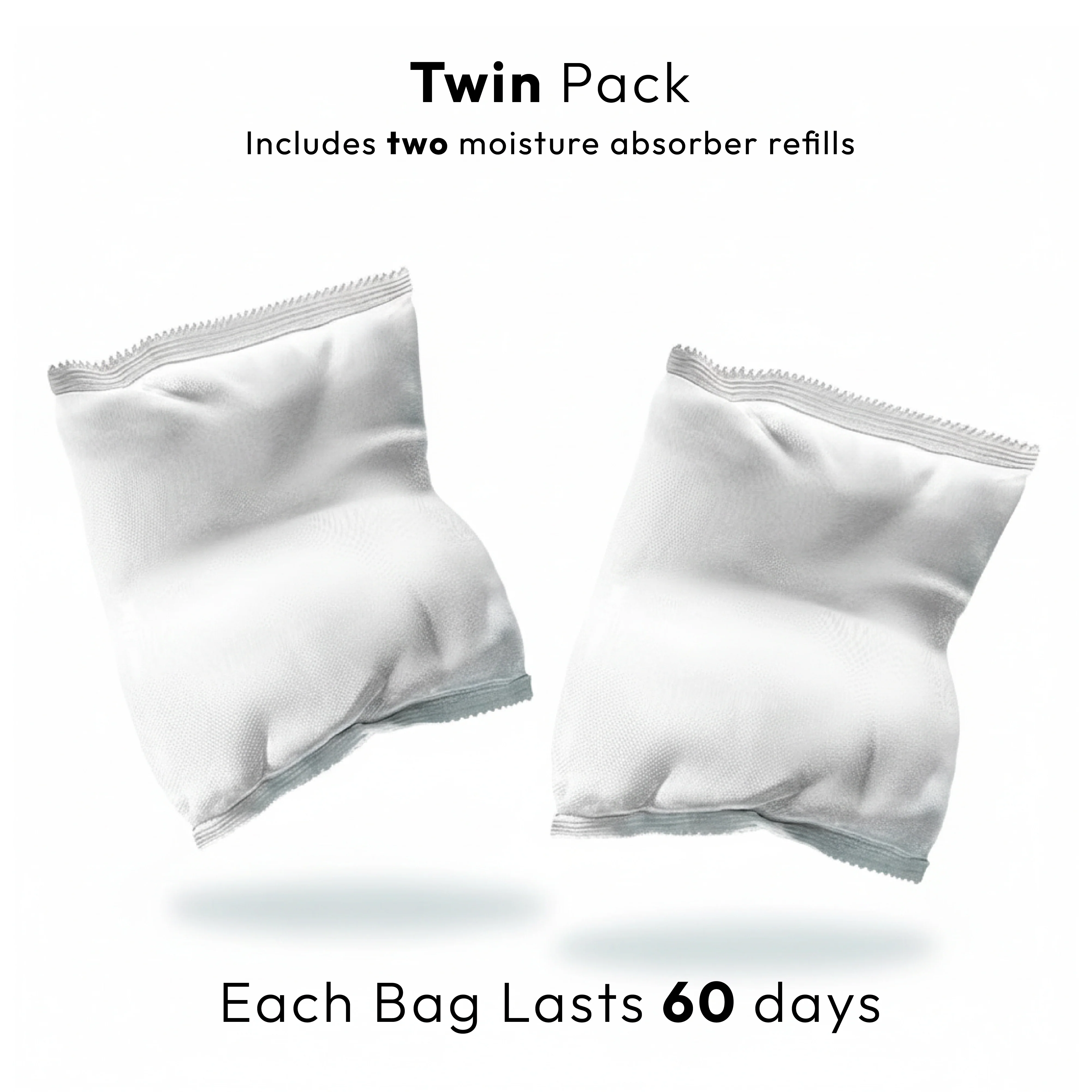 iN Dehumidifier with 2×300g Refillable Absorb Bags | UK Safety Compliant | Zero Energy Consumption Moisture Absorber - Image 12