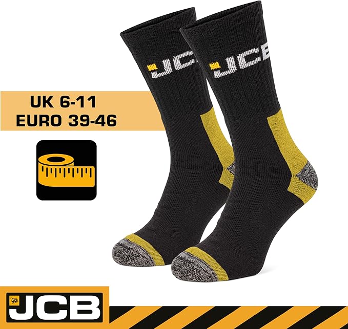 JCB Work Socks - Work Wear Boot Socks - Image 4