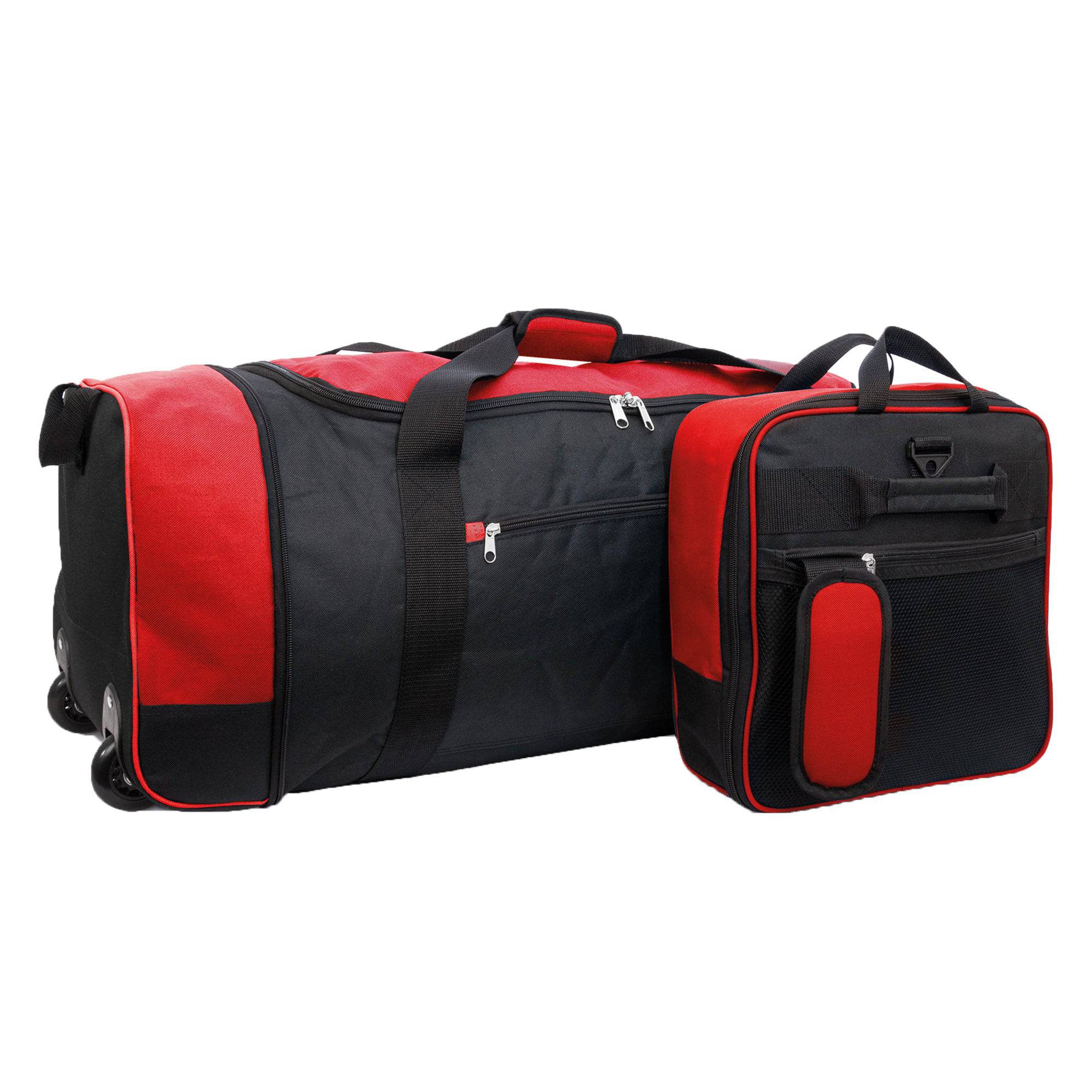 Large Travel Bag With Wheels (Grey) - iN Travel - Image 12