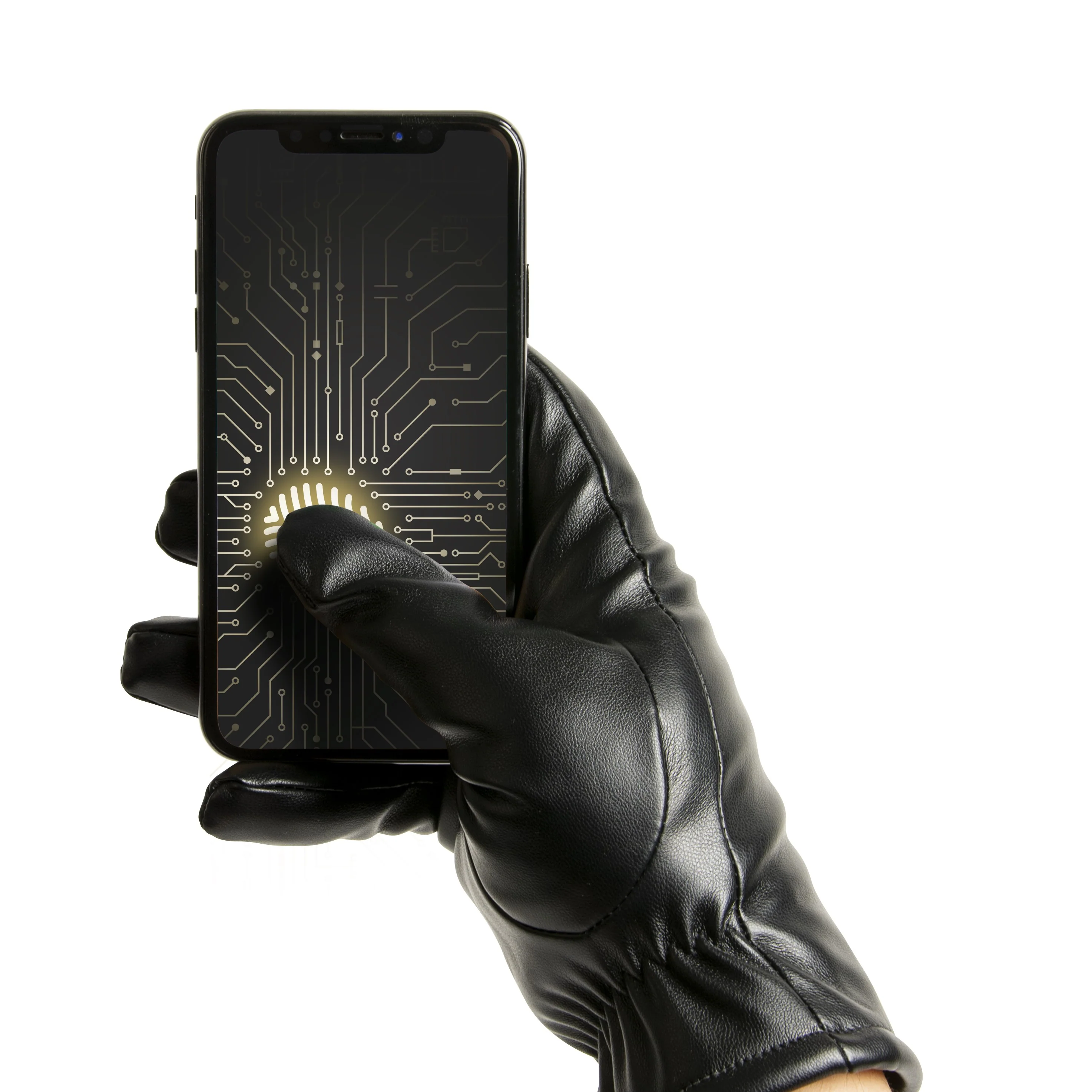 Leather Unisex Touchscreen Gloves - iN Style