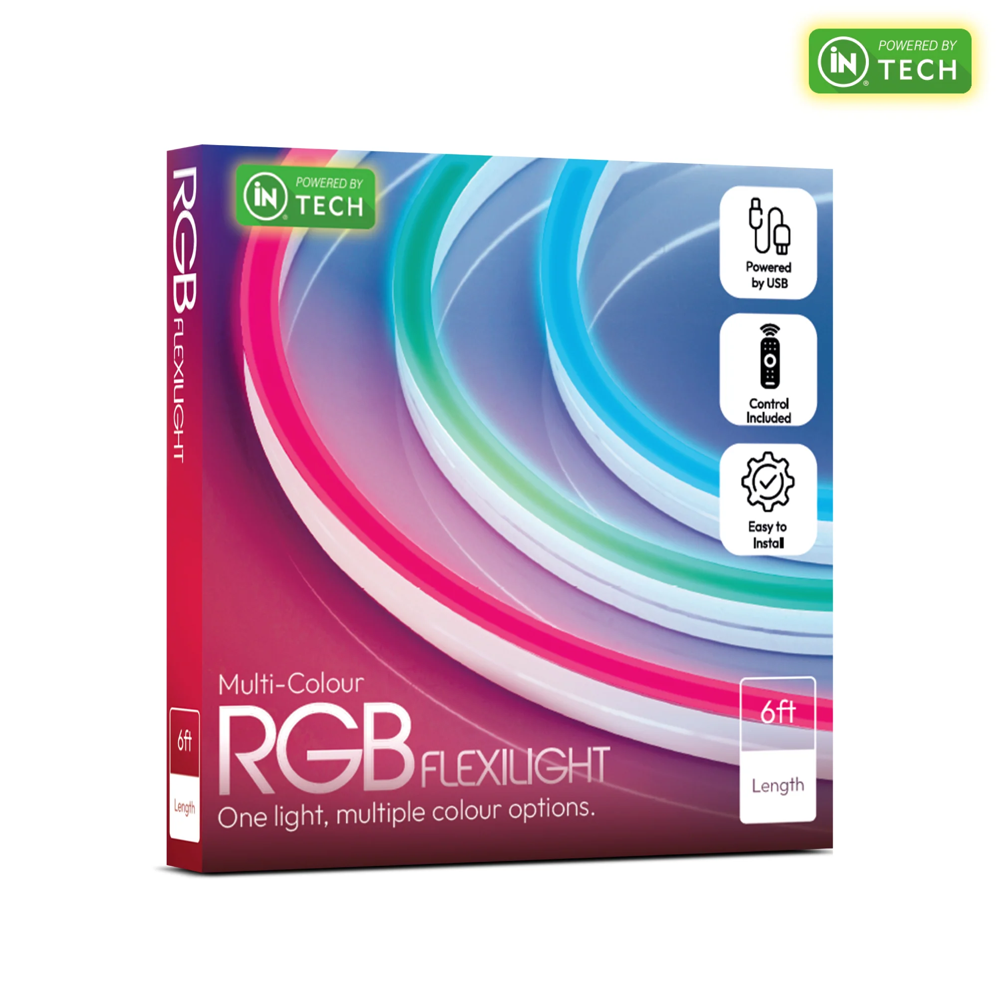 LED Strip Light - RGB Colour Changing Light with Remote - iN Tech - Image 7