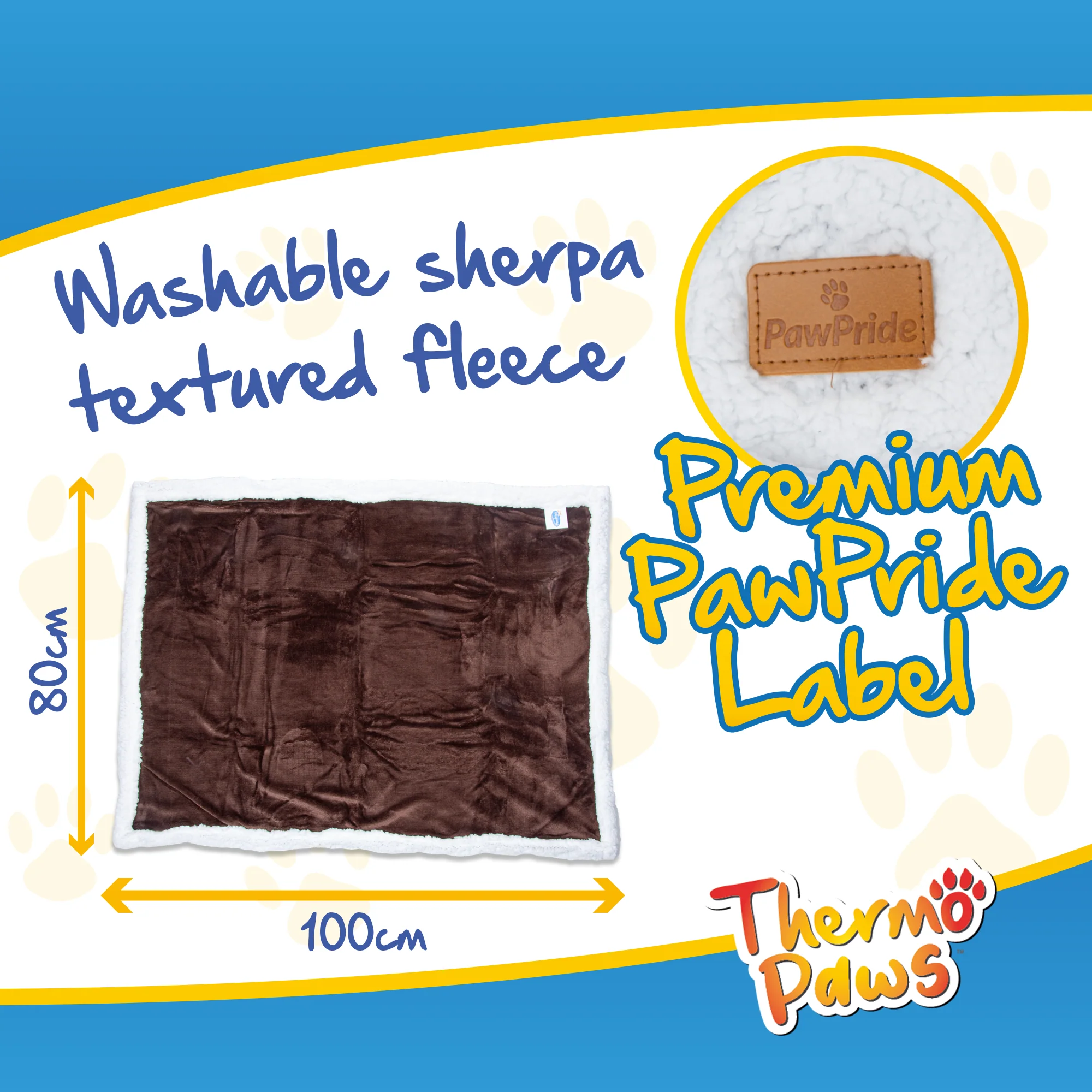 Luxury Pet Blanket (Brown) - PawPride - Image 4