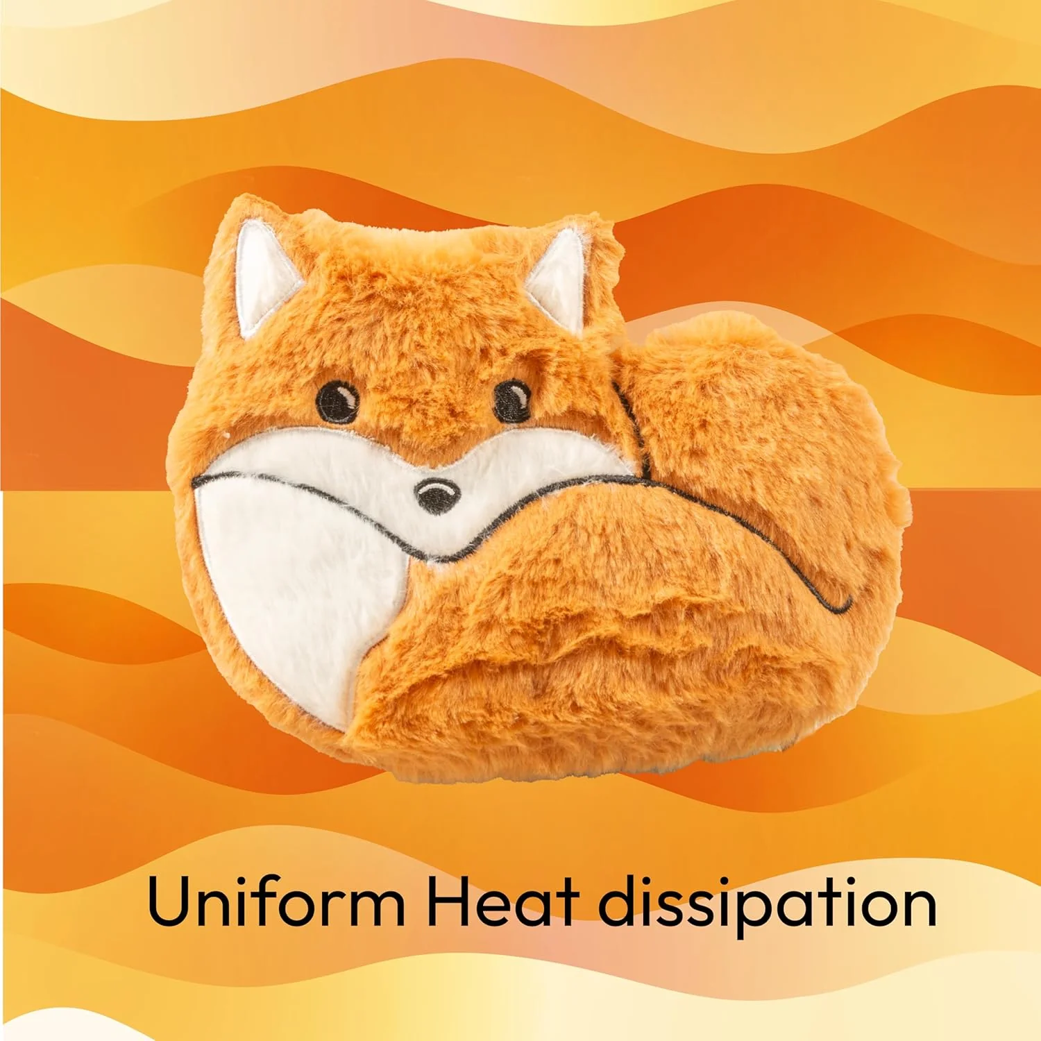 Microwavable Plush Wheat & Lavender Heat Pack | Heating Pads | Heatable (Fox) - Image 7