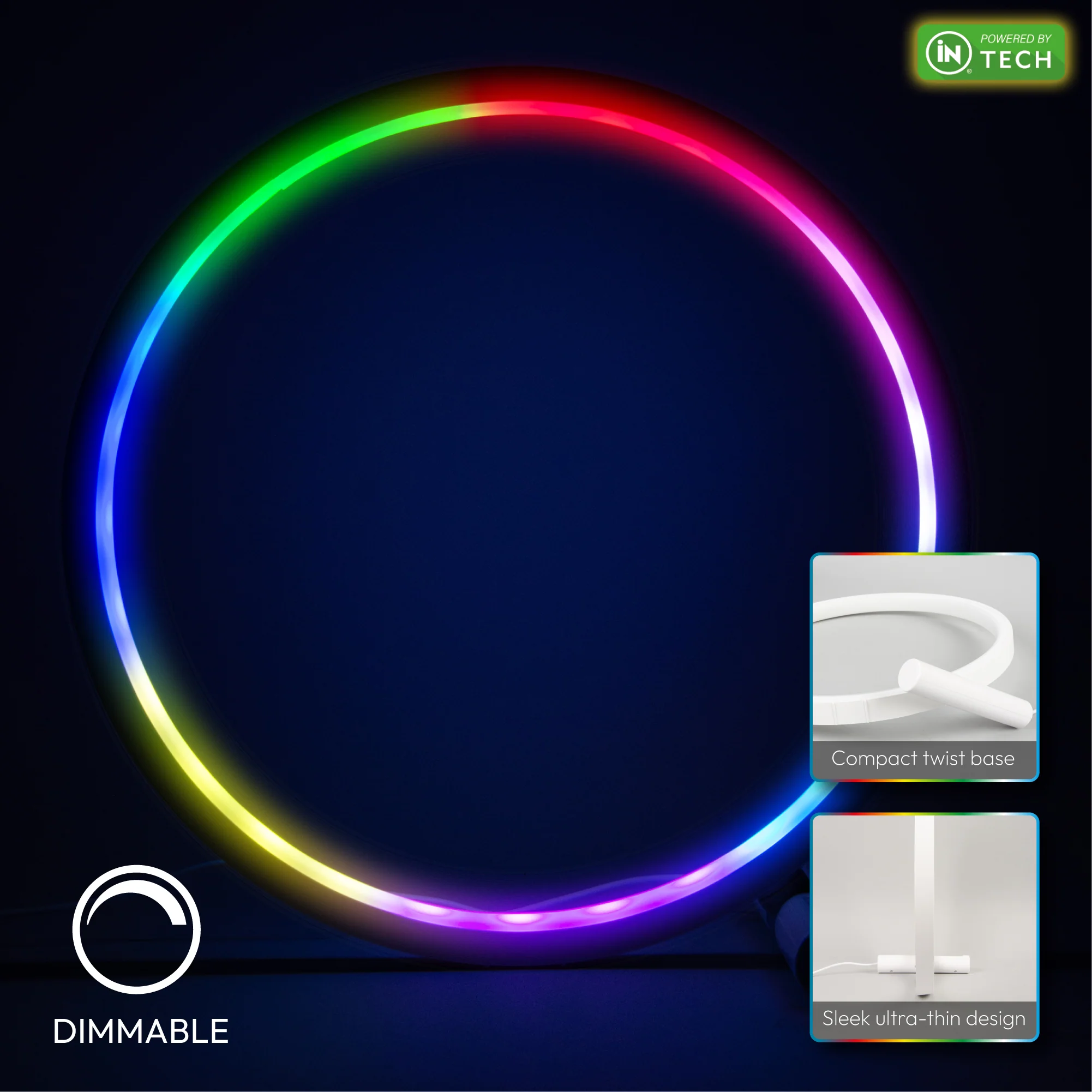 Multi- Colour RGB  LED Table Lamp - iN Tech - Image 5