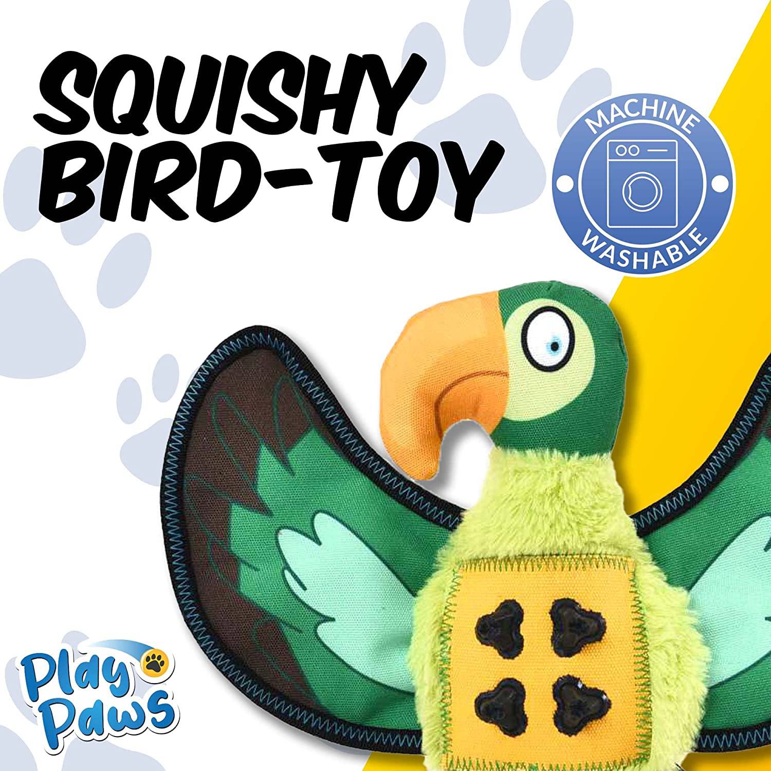 Parrot Dog Toy - Pawpride - Image 4