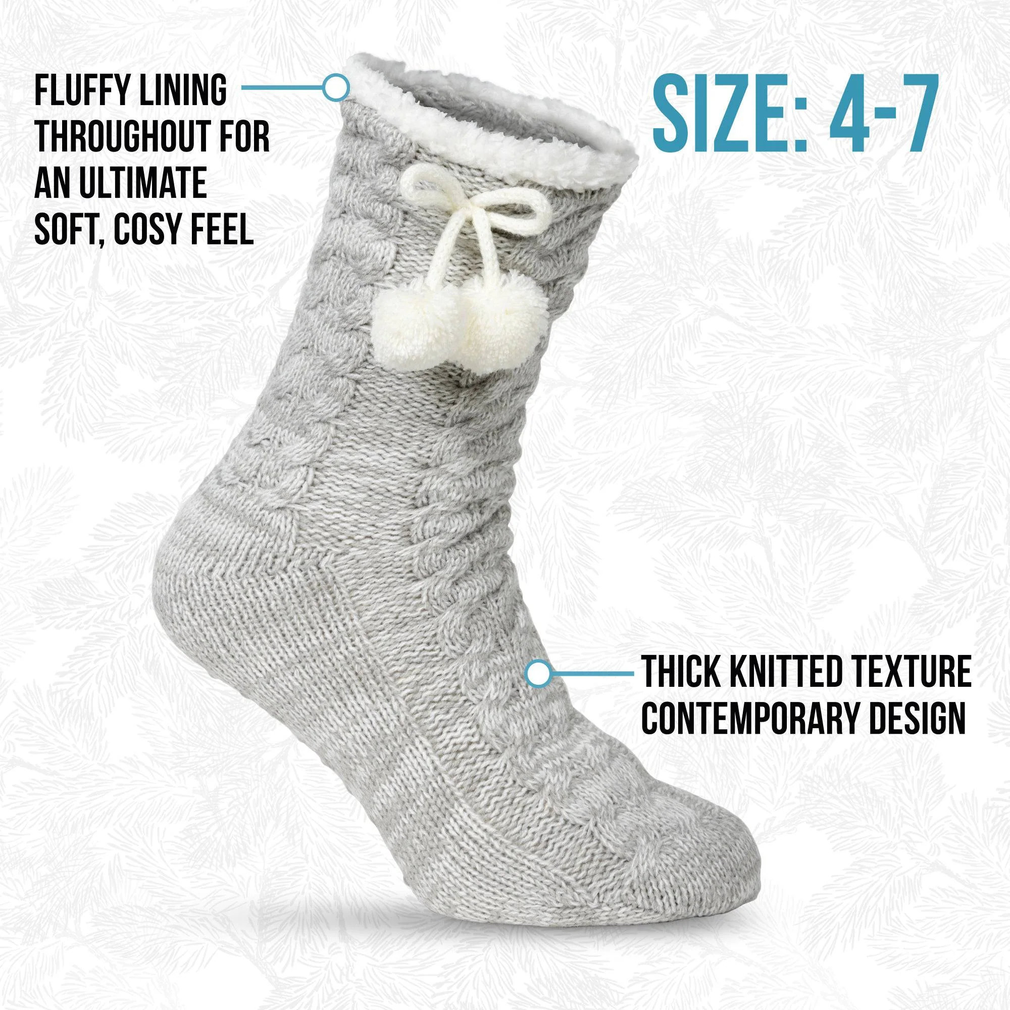 Super comfy Lounge Socks (Size 4-7) - Image 4