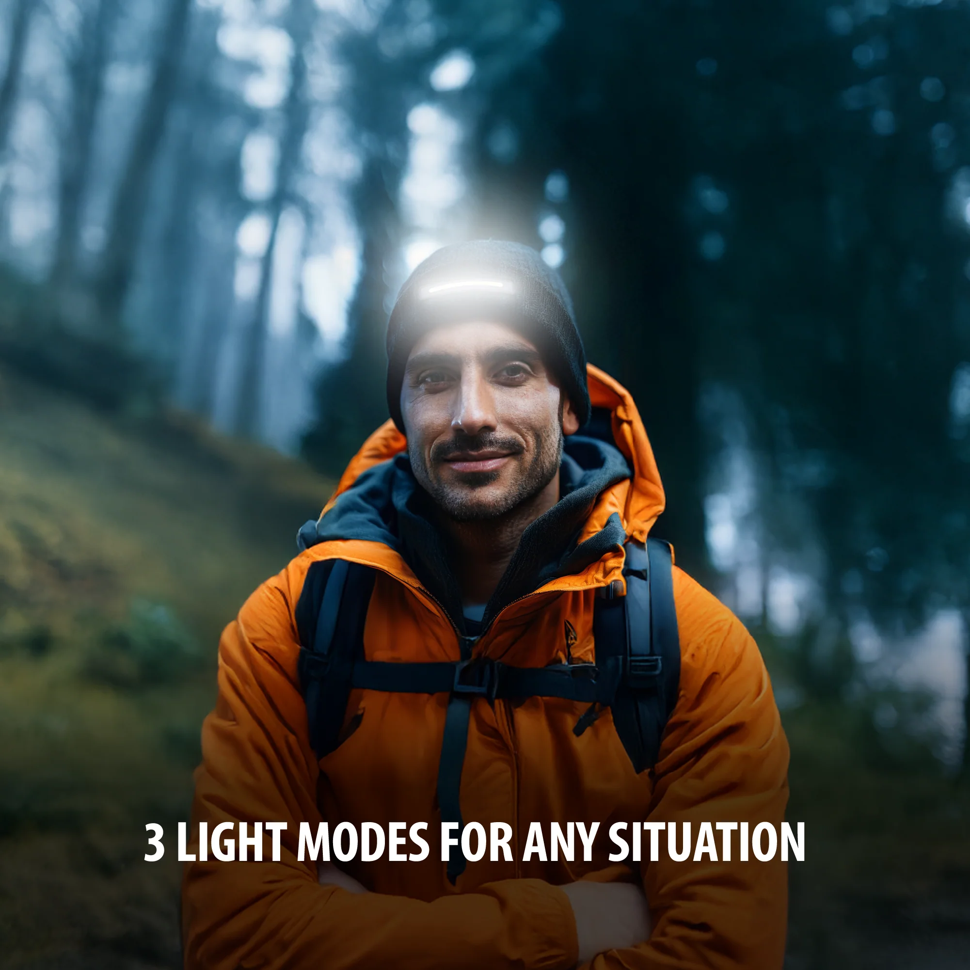 Therma Super Bright Light Band - COB Led Beanie Hat - Image 5