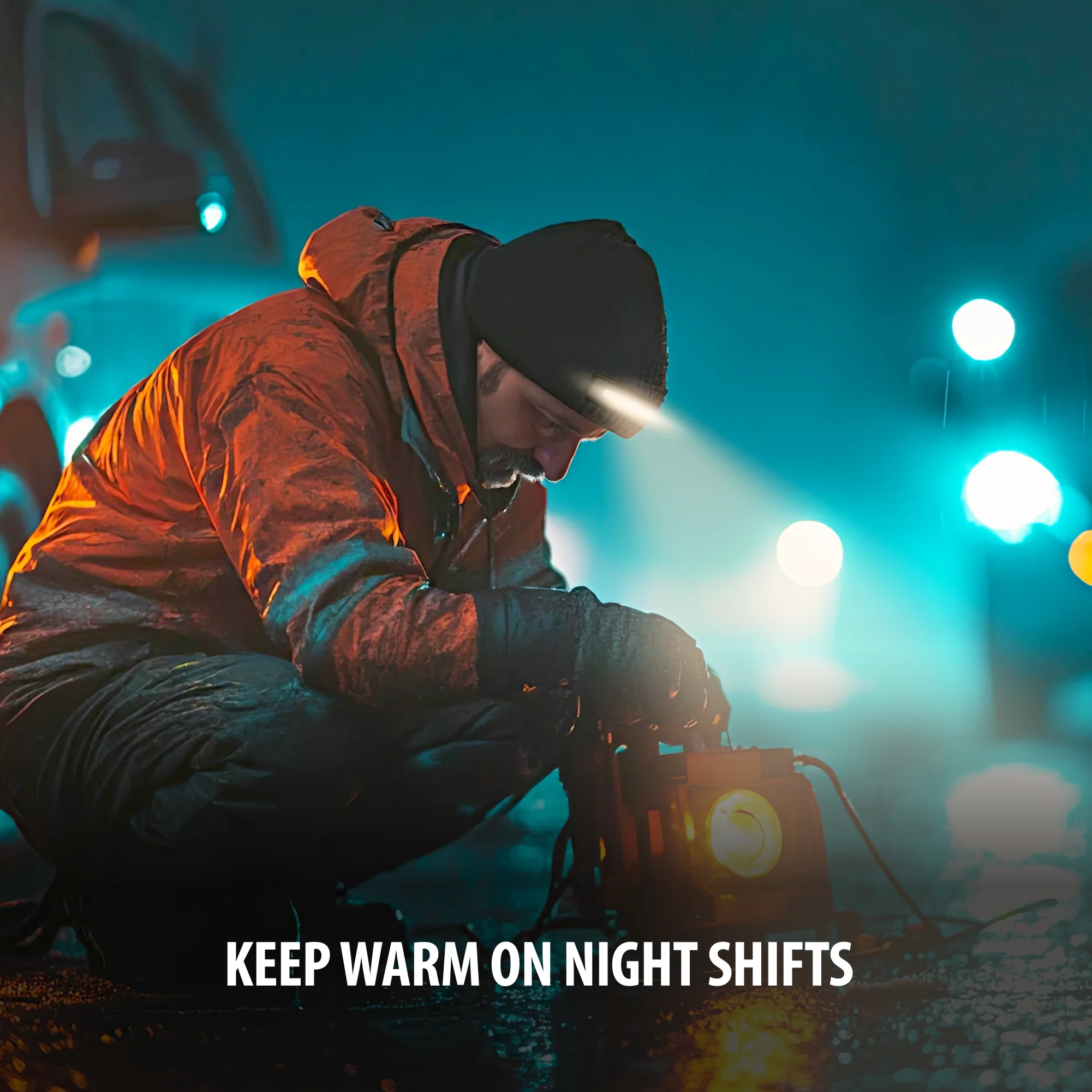 Therma Super Bright Light Band - COB Led Beanie Hat - Image 7