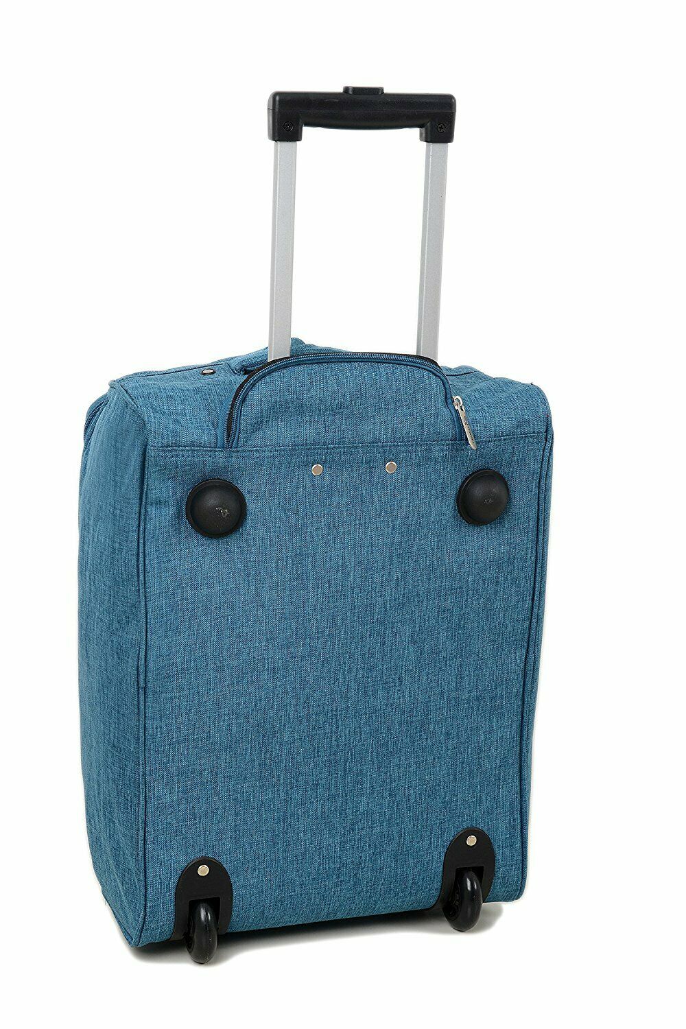 Travel Luggage Trolley with Extendable Handle on Wheels (Teal) - Image 7