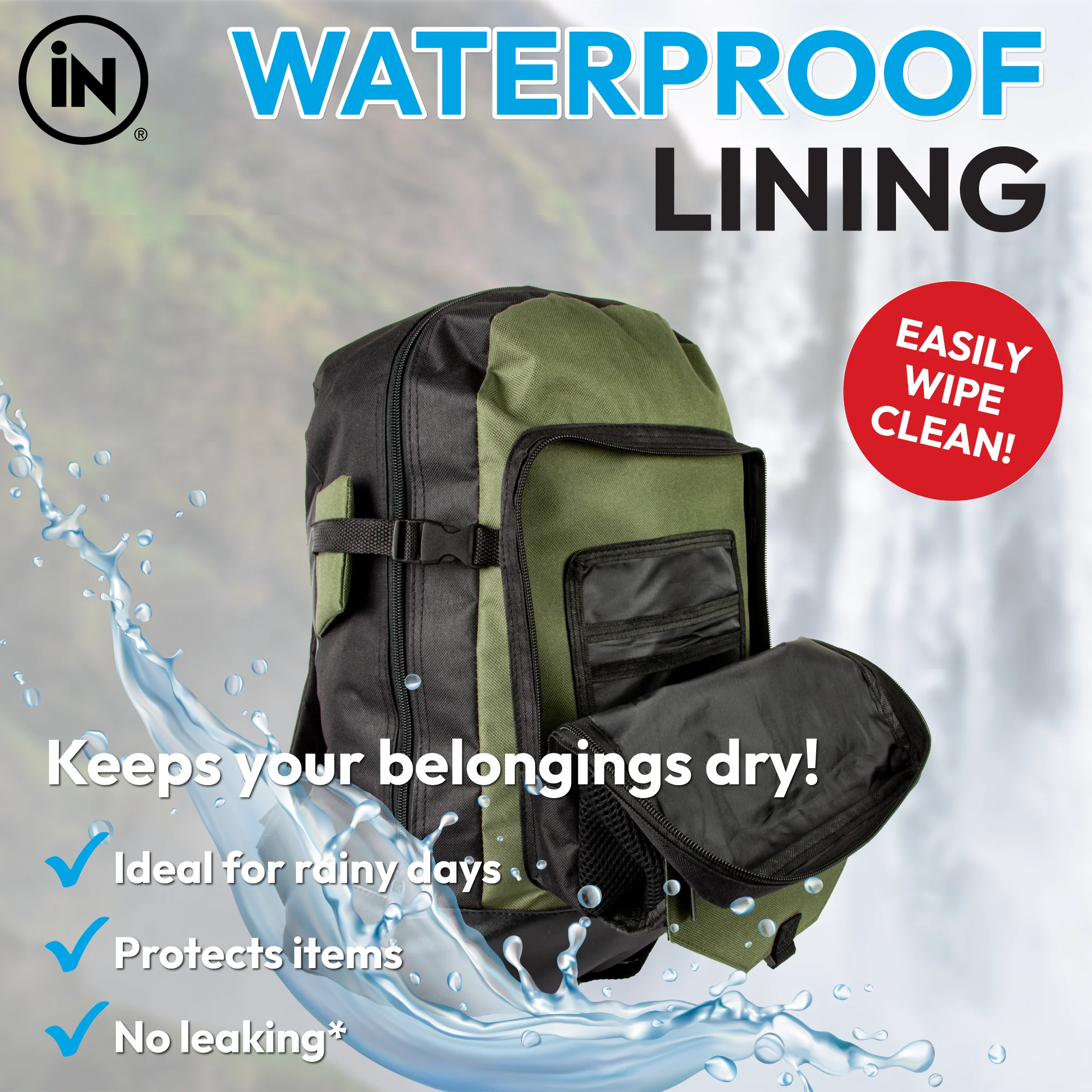 Waterproof Travel Backpack - iN Travel - Image 3